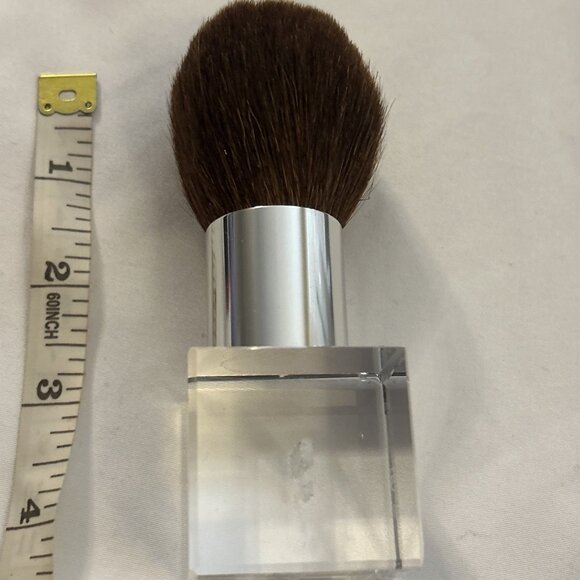 Models Prefer Makeup Brush Hand Etched Crystal Kabuki Brush 4.5" Paperweight - Picture 5 of 6